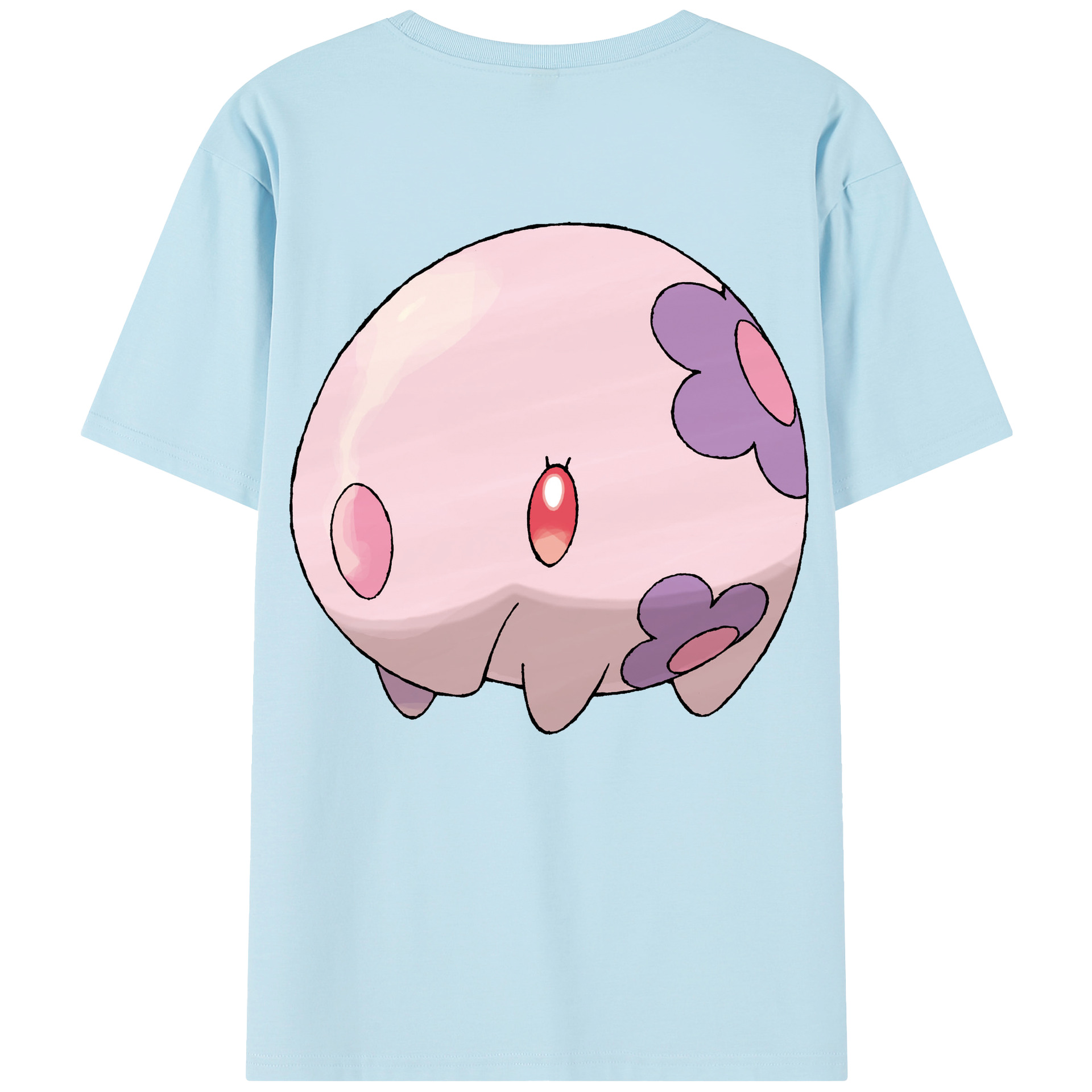 （画像用） ポケットモンスター Pokémon 綿100％半袖Tシャツ（背面プリント）